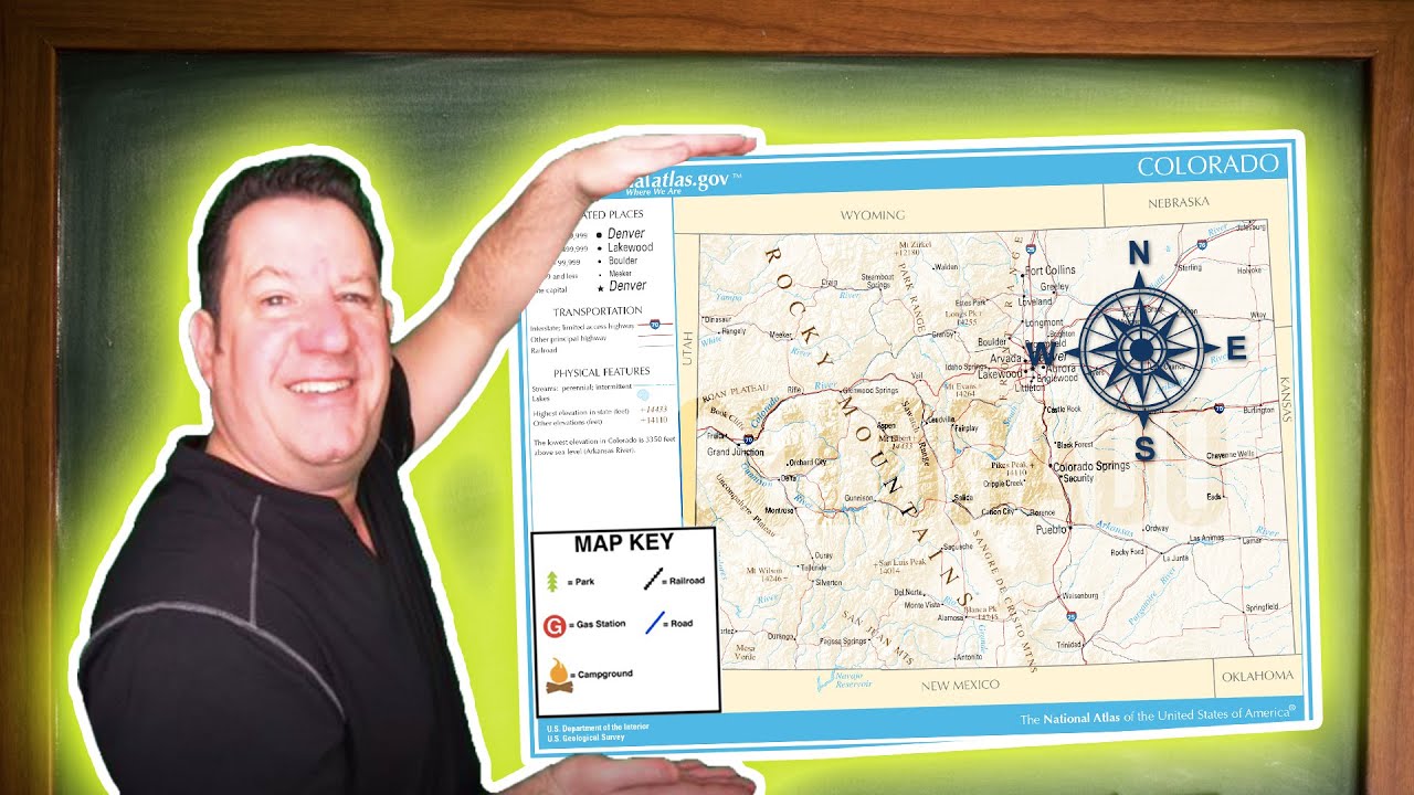 State Of Colorado Map Tour! | Living In Grand Junction Colorado