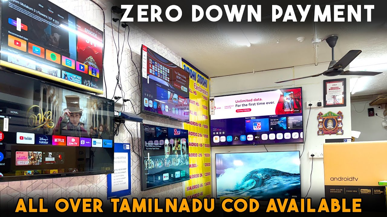 🛑வெறும் ₹ 3000 க்கு 32 இன்ச்  டீவி | Wholesale Price in Salem | 0 Downpayment & EMI Available