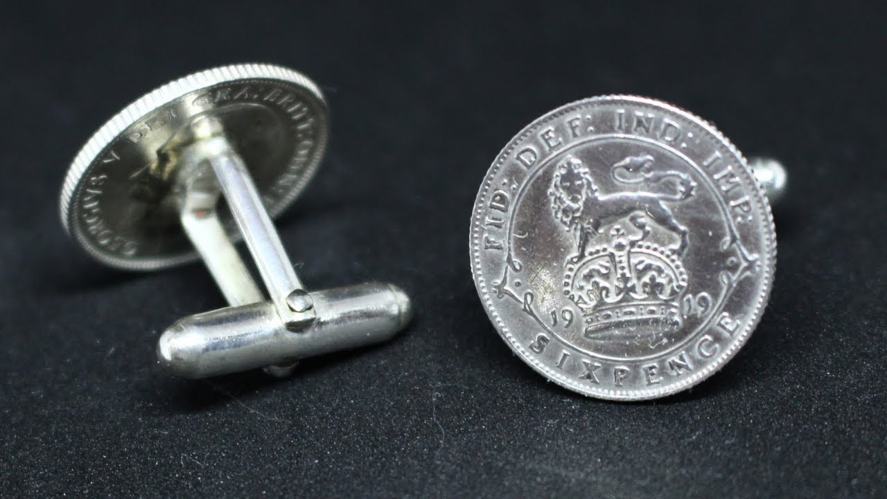 MAKING SILVER CUFFLINKS FROM ANTIQUE COINS