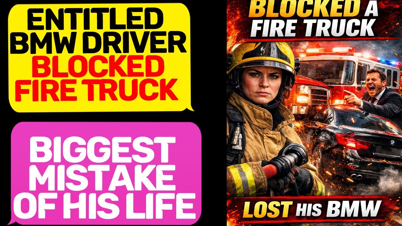 Entitled BMW Driver Blocked a Fire Truck Biggest Mistake of His Life | r/MaliciousCompliance