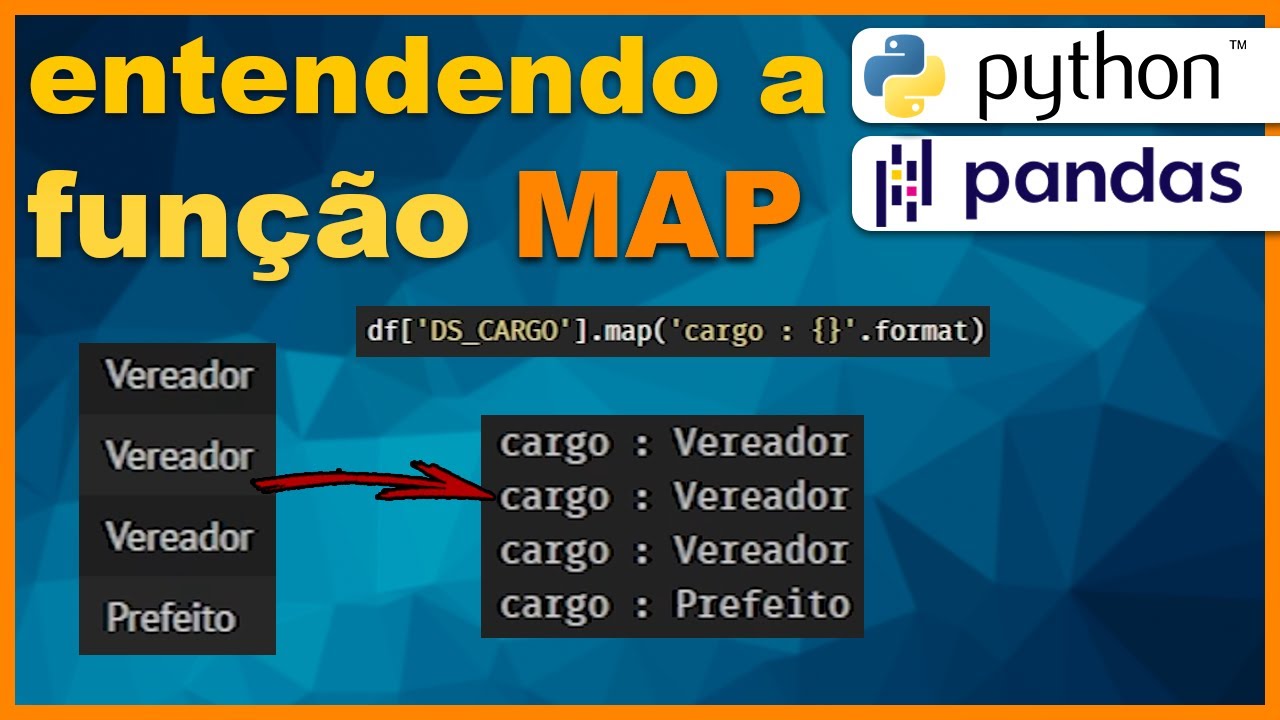 Python PANDAS - Como mapear valores na series