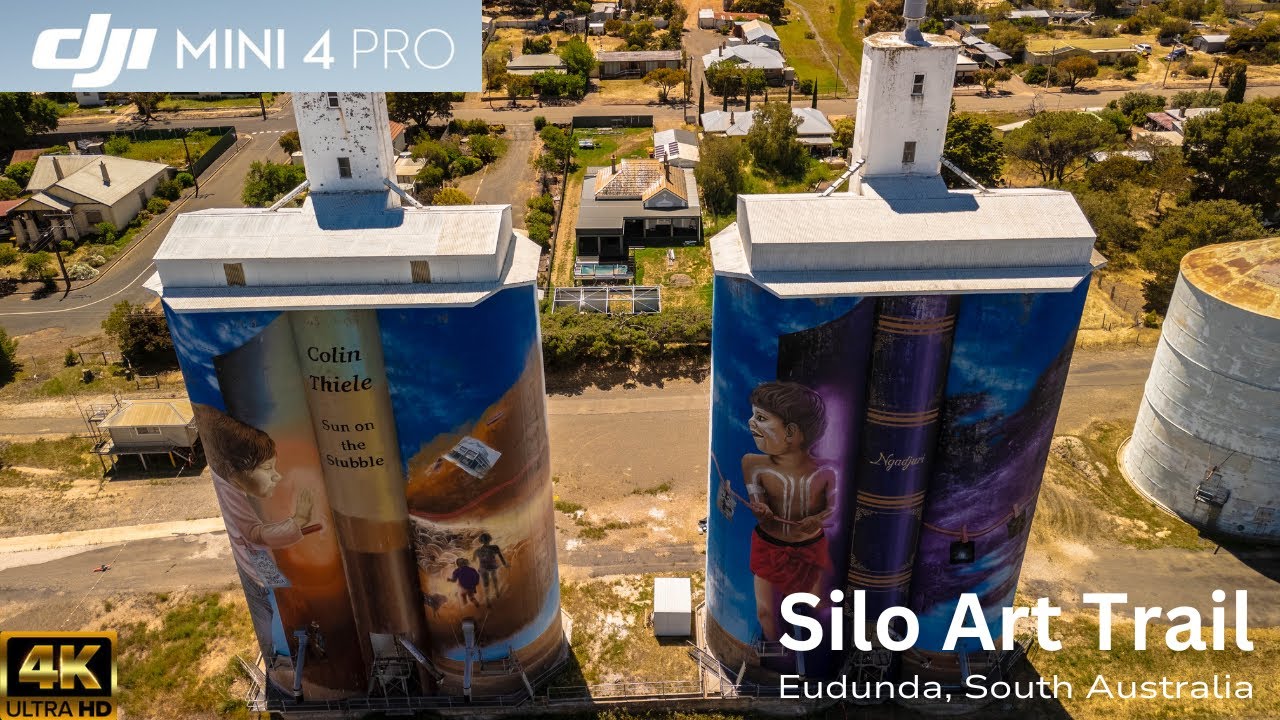 Silo Art Trail I Eudunda I South Australia I DJI Mini 4 Pro