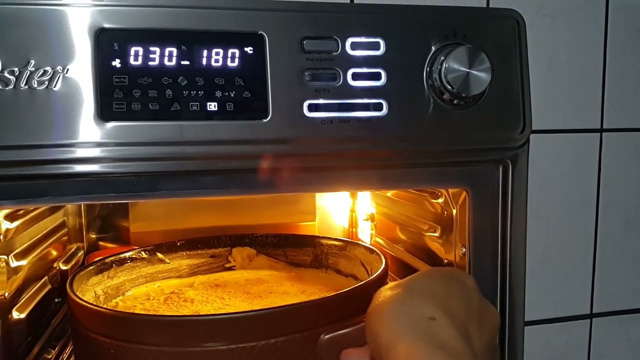 Forno e Fryer 25L Oster 10 em 1 com forma Ceraflame de 40cm