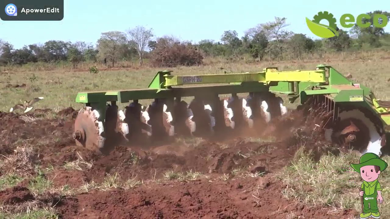 TRATORES DE ESTEIRA - COM GRADES ARADORAS PESADAS SGAP E GSPH ECOAGRÍCOLA