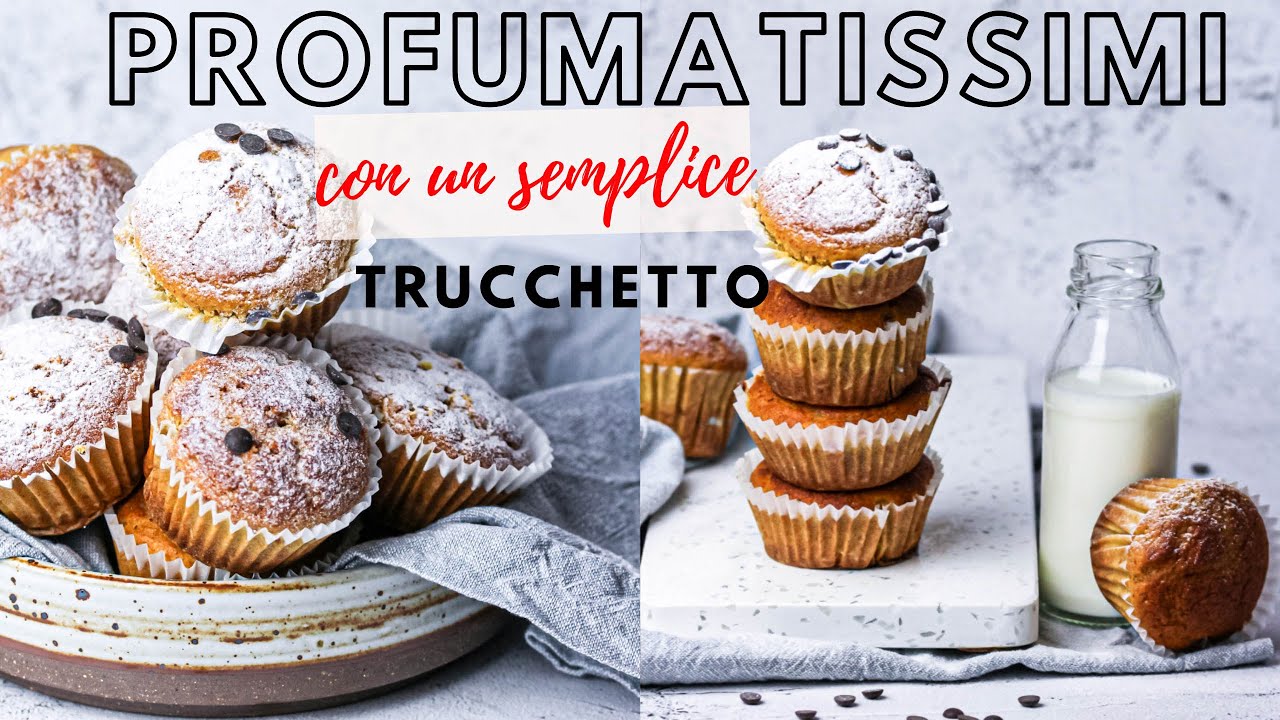 TRUCCHETTO per fare i muffin vegani PROFUMATISSIMI