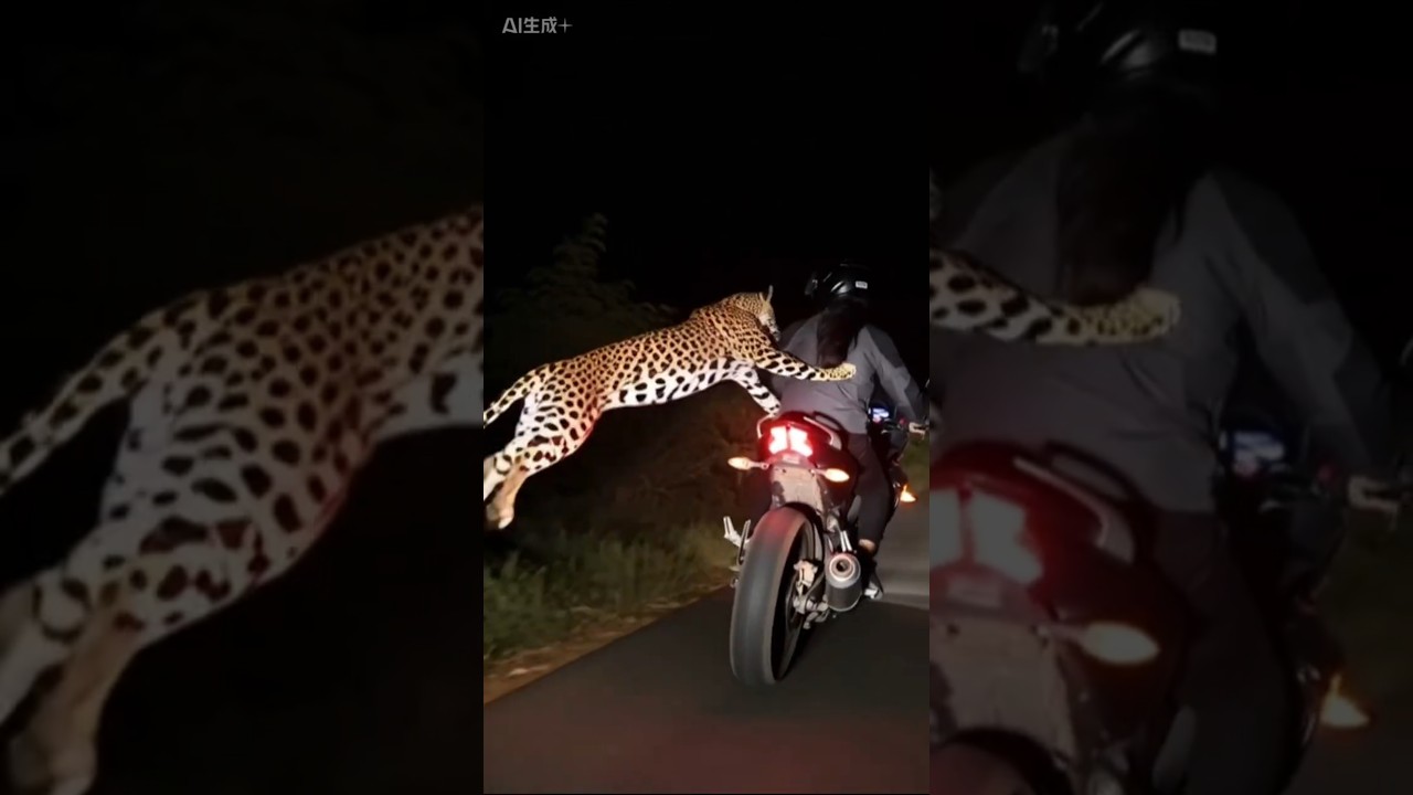 Leopard Attacks Man on Bike&mdash;Dramatic Forest Department Rescue Caught on Camera!