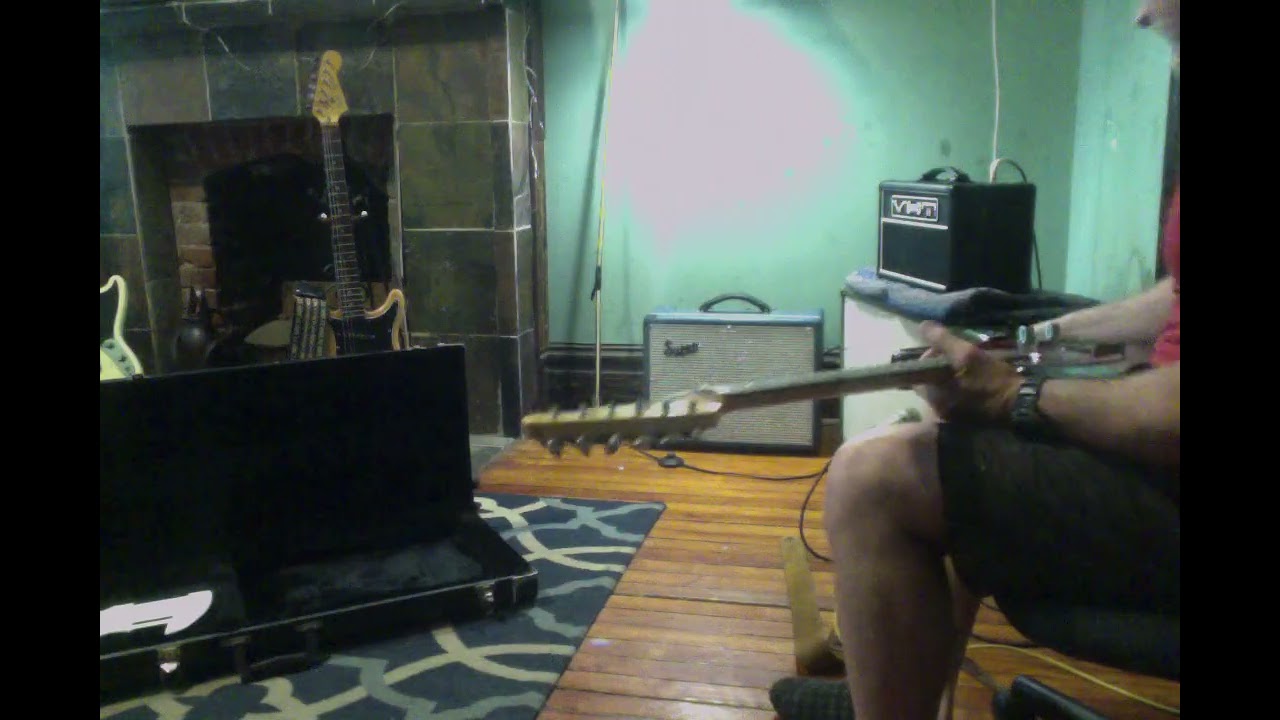 Hondo II and Japan Telecaster quick strum Movie on 9 3 25 at 11 52 AM
