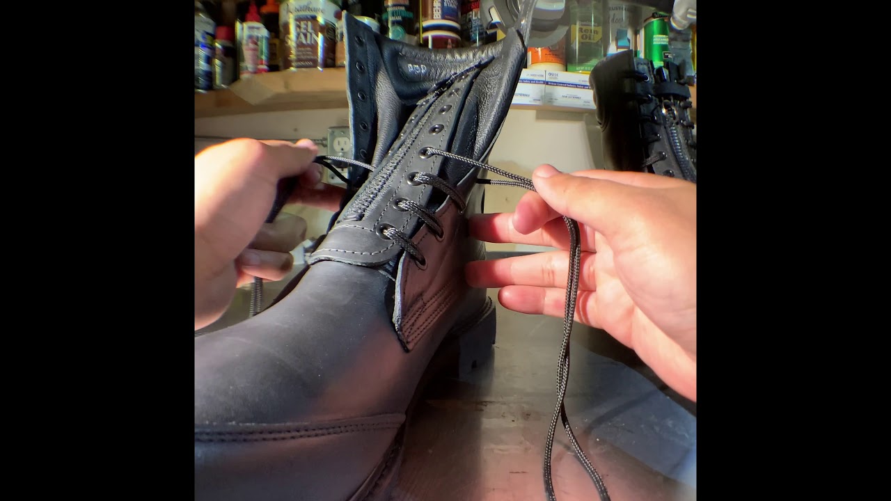 How to lace up your FireFighter 3 boots!