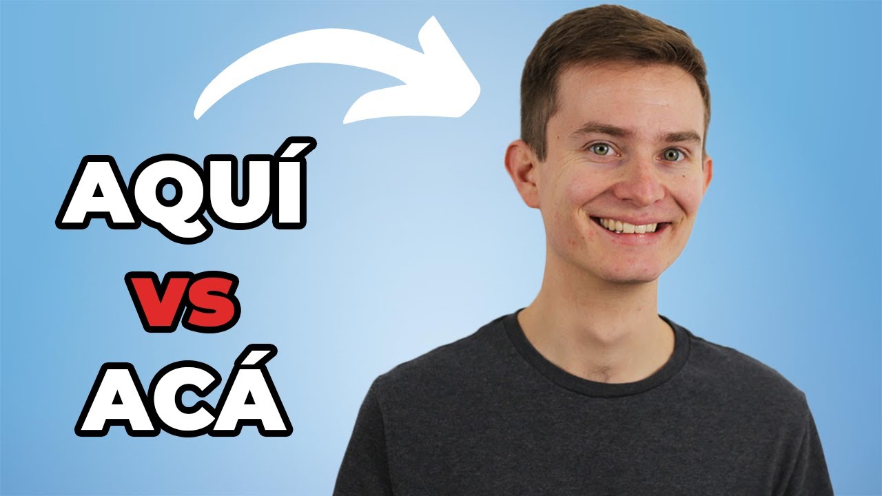 Aquí vs Acá AND Allí vs Allá In Spanish