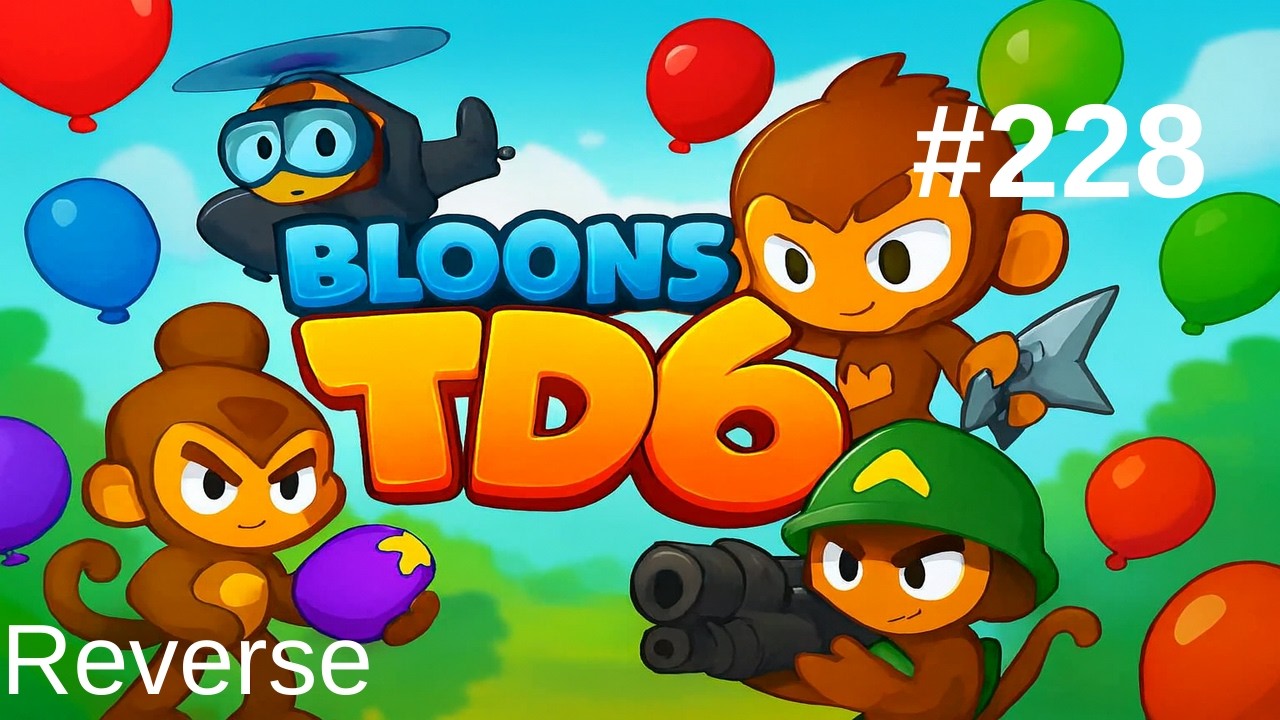 Bloons TD 6 No Commentary Gameplay( Tree Stump -Medium- Reverse ) EP-228