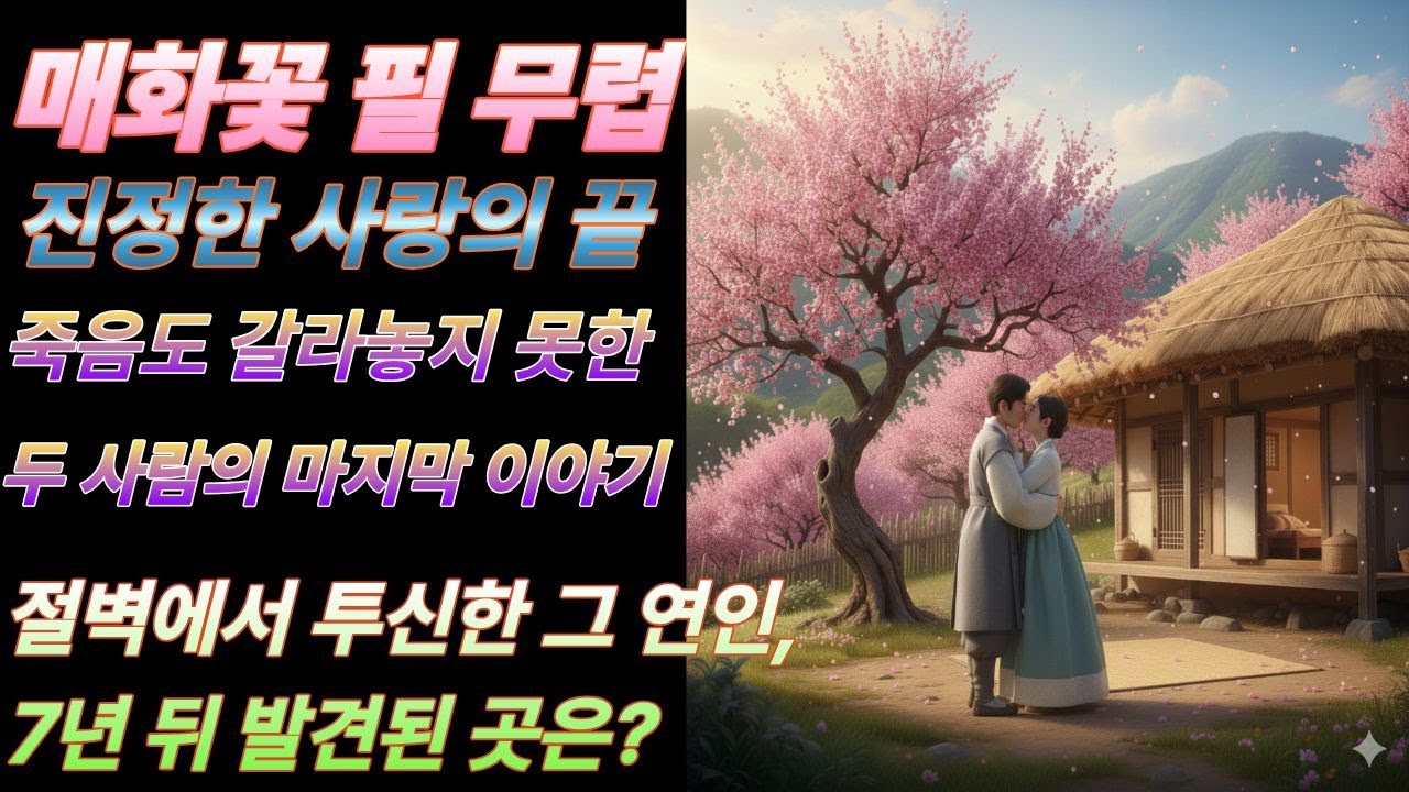 죽음으로 끝난 줄 알았던 연인의 투신!! 7년 뒤 깊은 산골에서 발견된 기적 같은 근황 ㅣ감동사연ㅣ사극사연ㅣ오디오북 ㅣ라디오드라마 ㅣ매화골연가 ㅣ