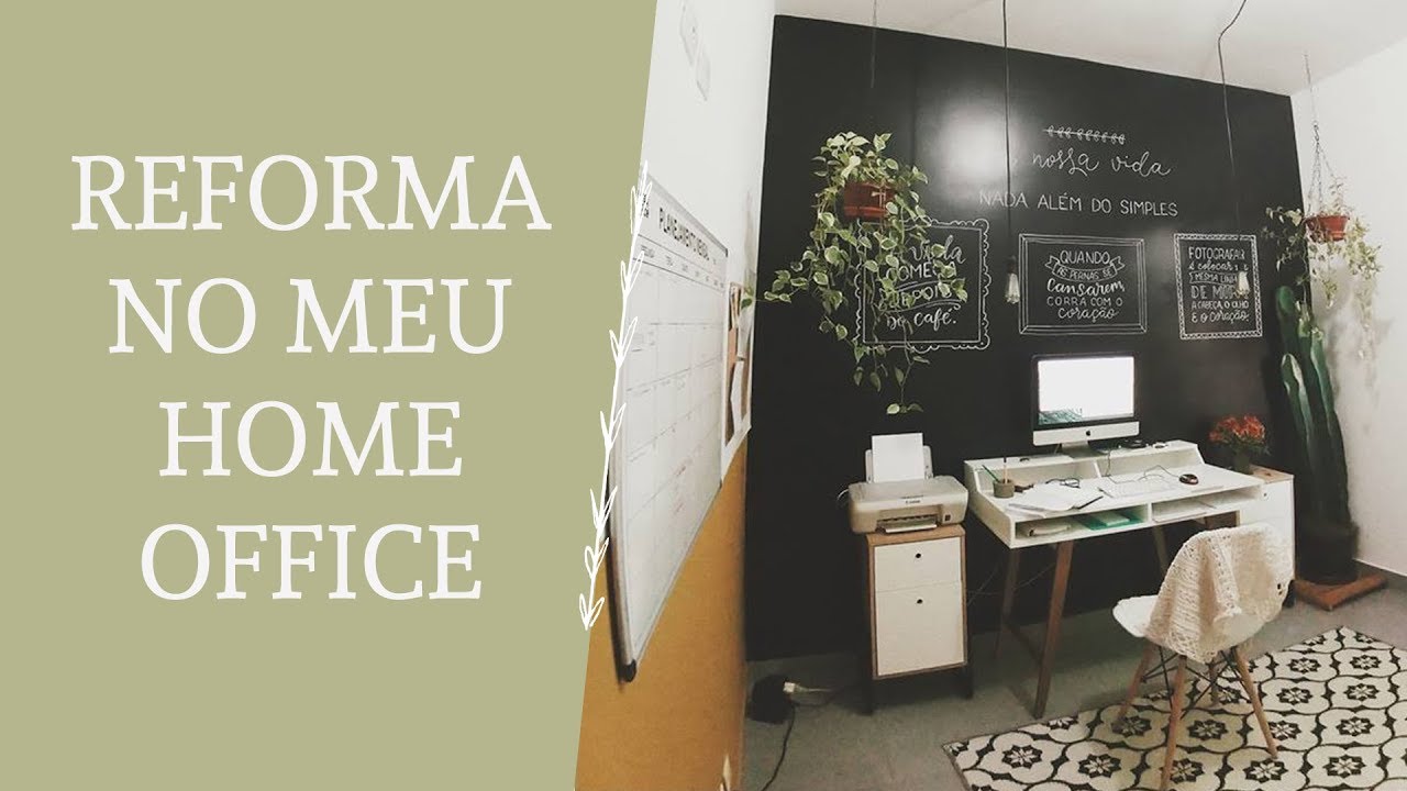 REFORMANDO MEU HOME OFFICE | por Isa Ribeiro - Na nossa vida