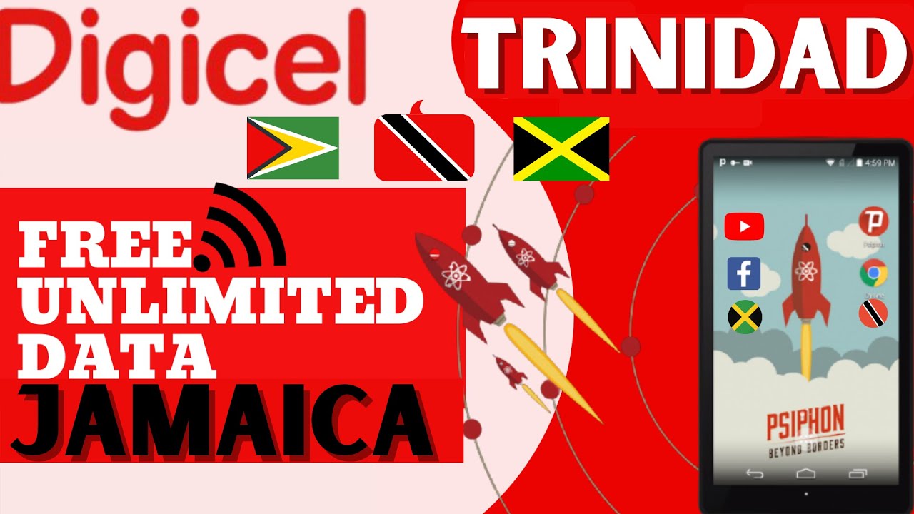 Free Unlimited Digicel Internet Trinidad/ Jamaica/ 2021
