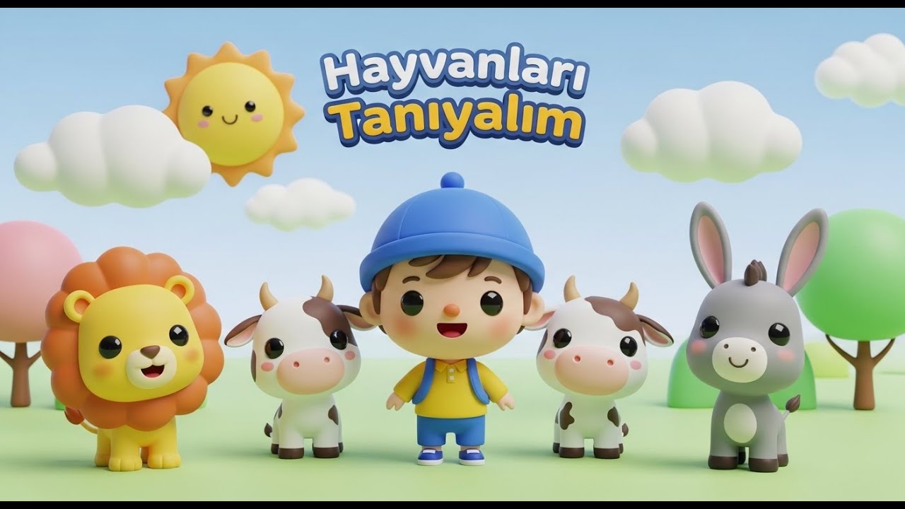 Hayvanları Tanıyalım | Eğlenceli Çocuk Şarkısı