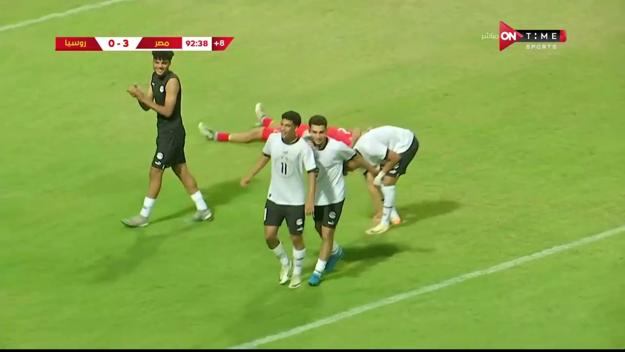 أهداف مباراة منتخب مصر وروسيا 1/3 مباراة ودية مواليد 2008