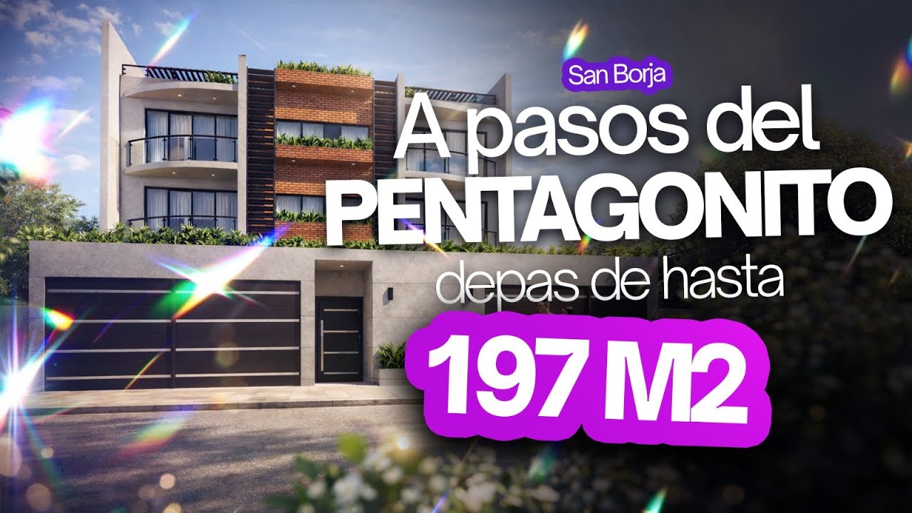 DEPARTAMENTOS en San Borja de Estreno➡️[EN VENTA] - Edificio de sólo 3 pisos 🌳 cerca al PENTAGONITO🚨