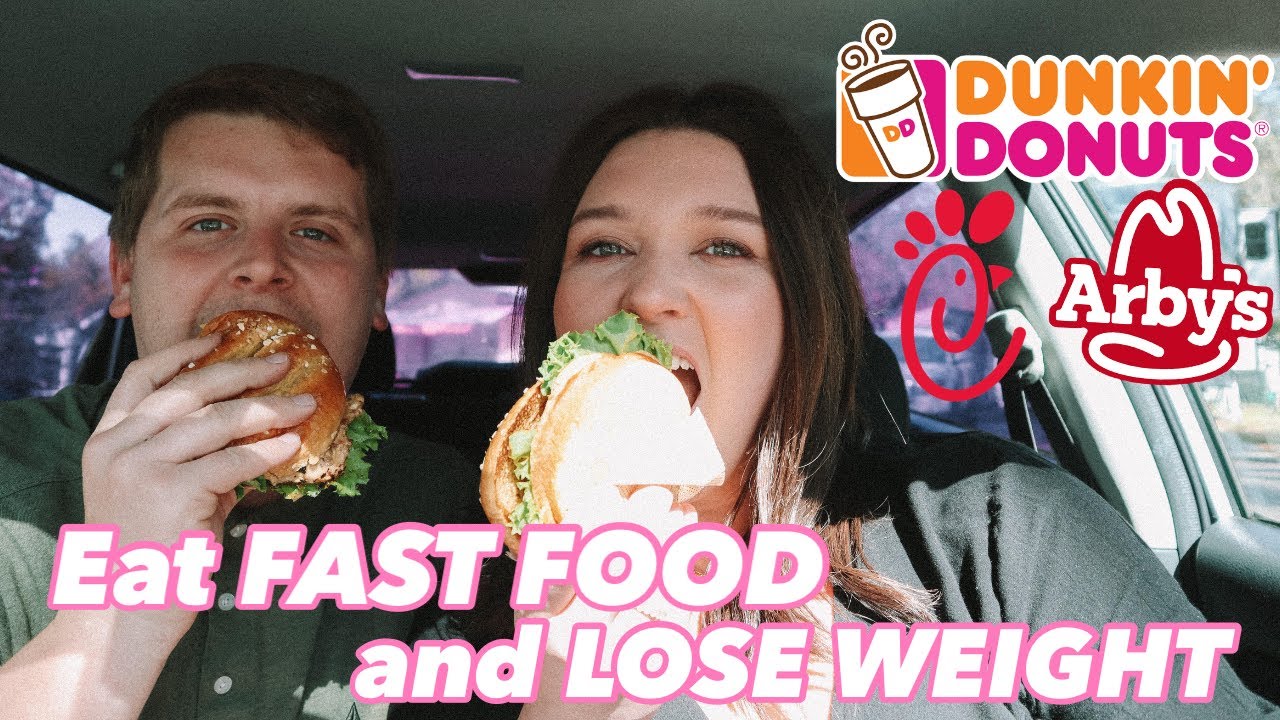 FULL DAY OF EATING FAST FOOD IN A CALORIE DEFICIT TO LOSE WEIGHT!!!