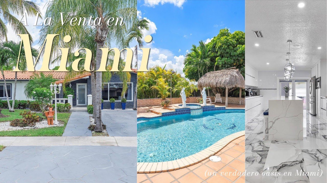¡Mira esta joya en Miami por $1.05M! Piscina, cocina y ubicación 🔥🏠