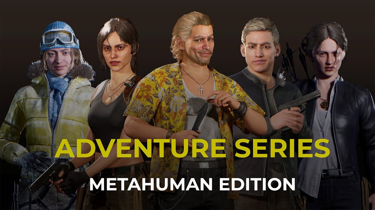 Adventure Series | 3D Game-ready Characters | Metahuman Edition