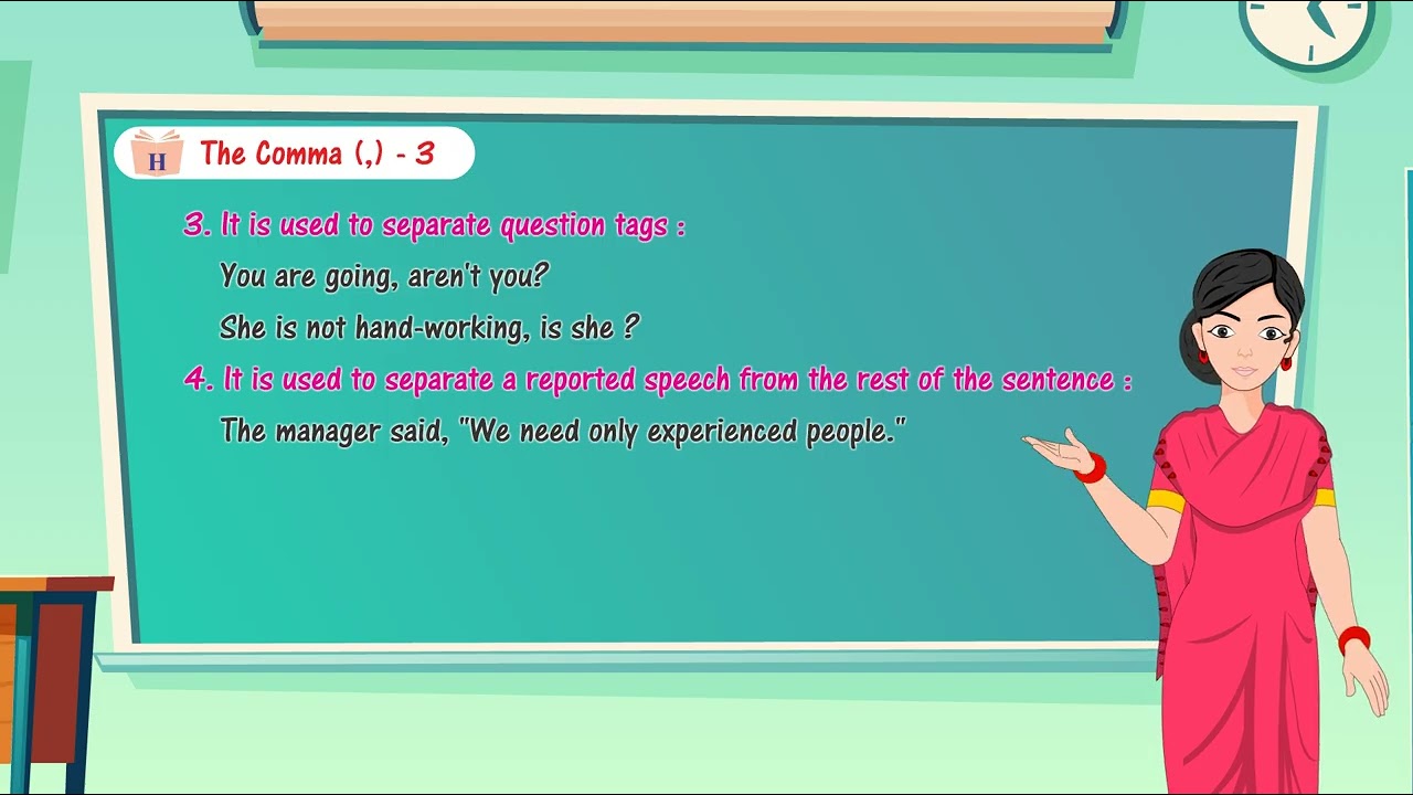 Ch 18  | Gems Educational Books | Grammar | Class 8 | Punctuation and Capital Letters | For children