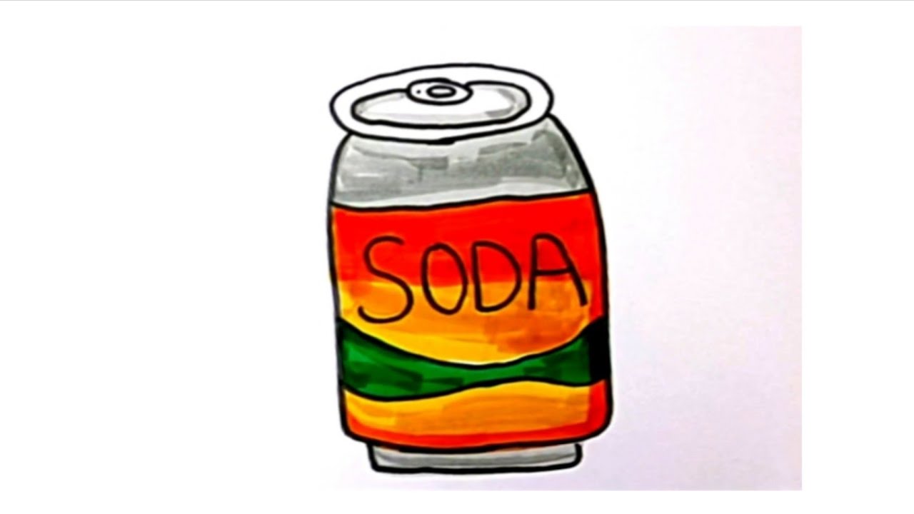 🥤 Soda Can Drawing | Easy Step by Step Tutorial #easydrawing #howtodraw #art 
