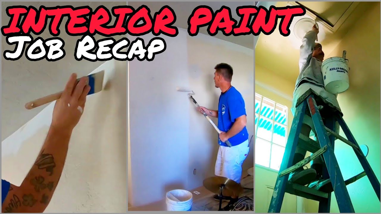 $2000 Interior Paint Job Recap (How to start a PAINTING BUSINESS)