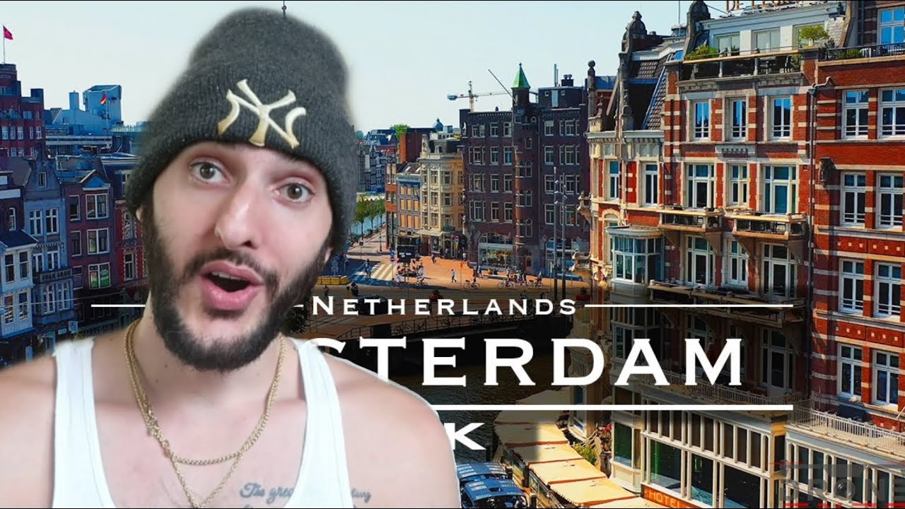 Amsterdam, Netherlands 🇳🇱 - by drone || AMERICAN REACTS