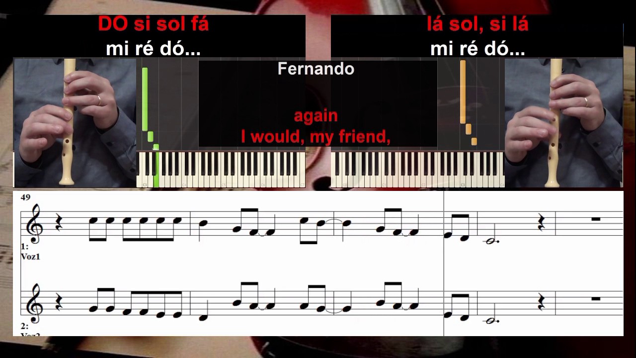 Fernando ABBA Educacao Musical  Notas para duas flautas