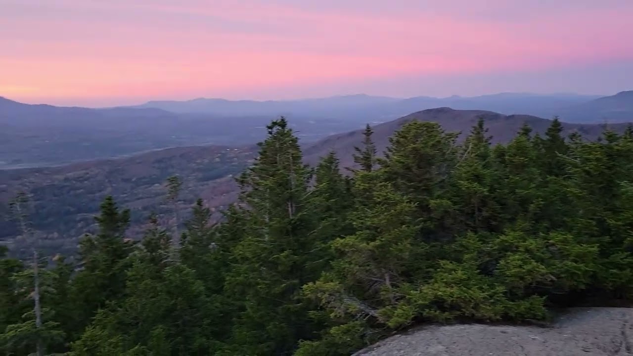 Sunset hike, Dtowe Vermont 