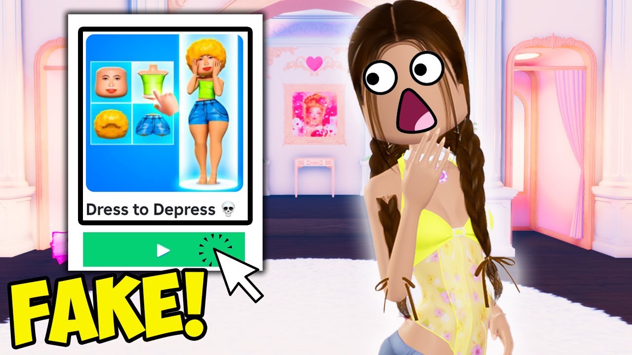 PLAYING fake Dress To Impress Games!