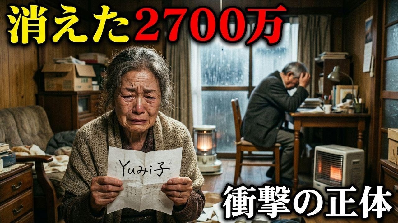 貯金2700万が消失!? 70歳夫婦を襲った「残酷な嘘」と涙の結末