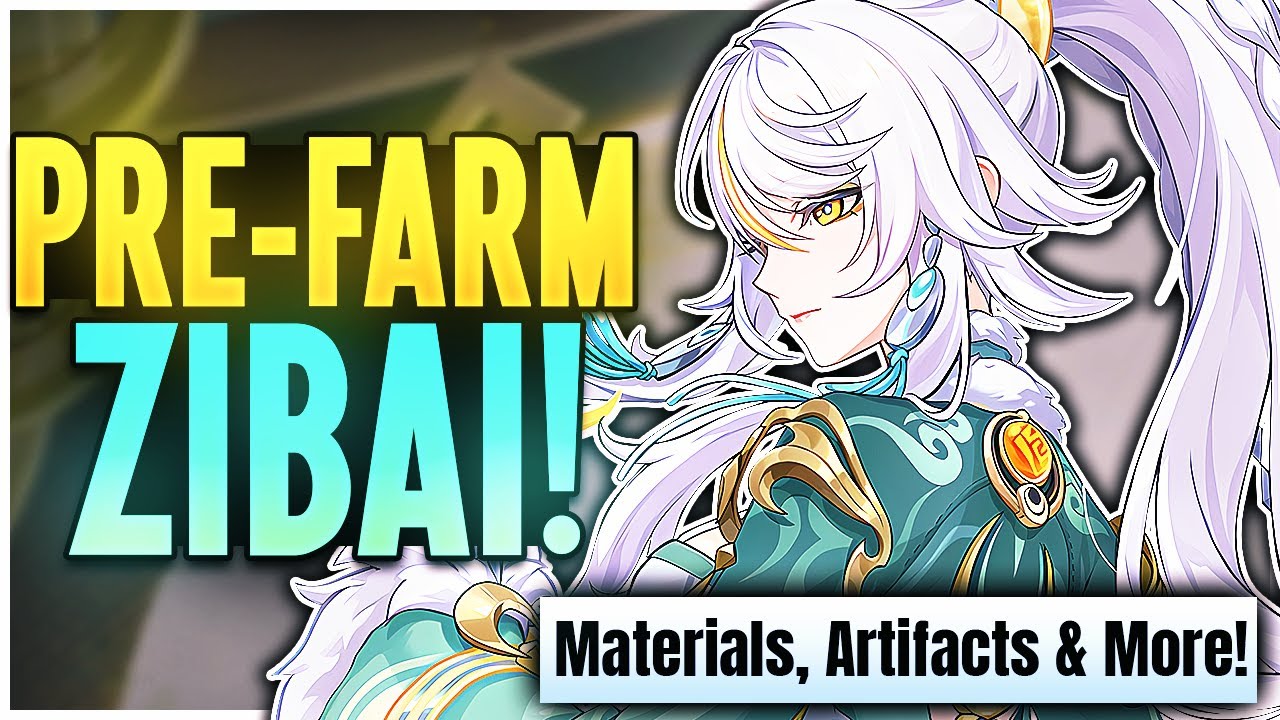EVERYTHING You Need To Farm Zibai! | Artifacts, Materials & Locations! (Genshin Impact Farm Guide)