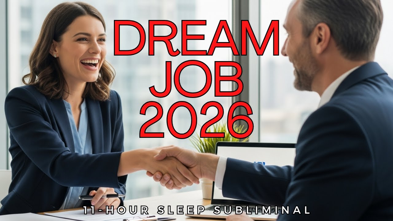 Manifest Your Dream Job in 2026 | Subliminal | Rain Sounds for Sleep [10 Hours]