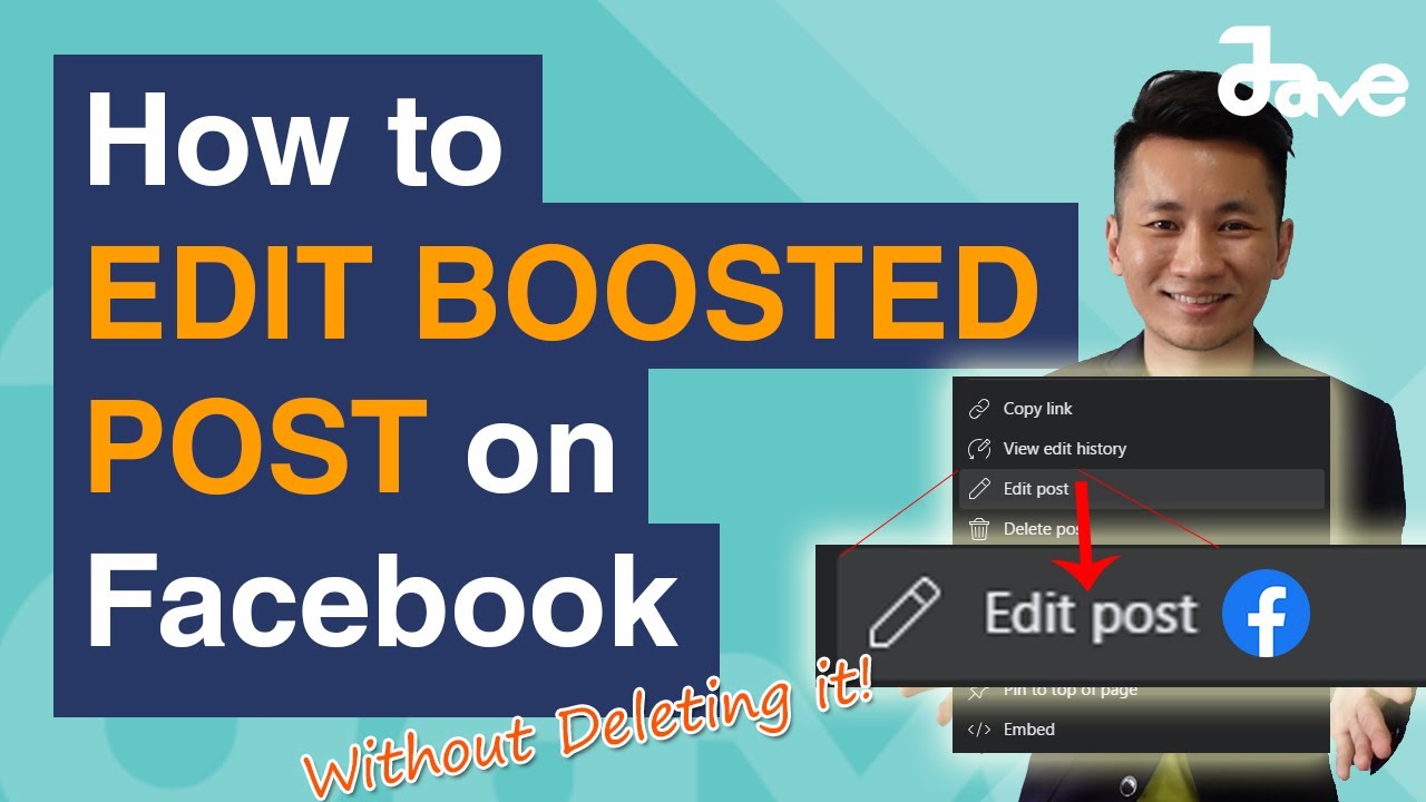🛠Редактируйте посты Facebook Boost (это не НЕВОЗМОЖНО, несмотря на то, что говорит FB)