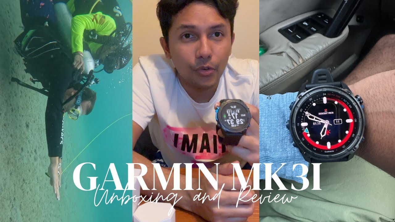 Garmin MK3i Unboxing & Review | Best Smartwatch for Scuba-Diving?