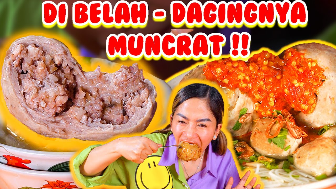 BAKSO TERBRUTAL DI BOGOR‼️SEKALI BELAH - DAGINGNYA LANGSUNG MUNCRAT‼️