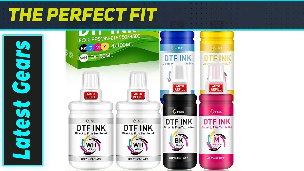 ReviewCenDale Upgraded Auto-Fill DTF Ink: The Best for Epson ET-8550 Printing!