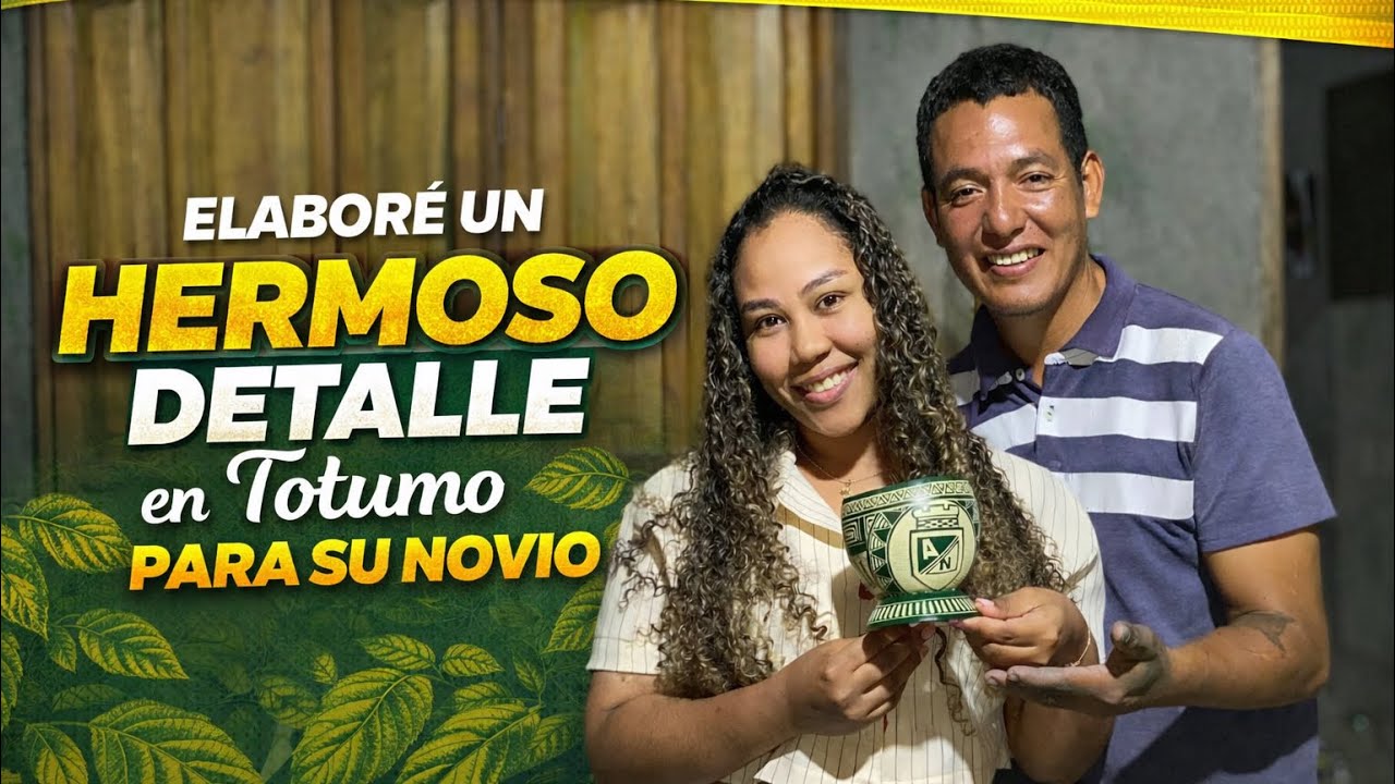 El mejor artesano del mundo 😱 Elaboró un Vaso de totumo (recursos naturales) TE SORPRENNDERÁ  