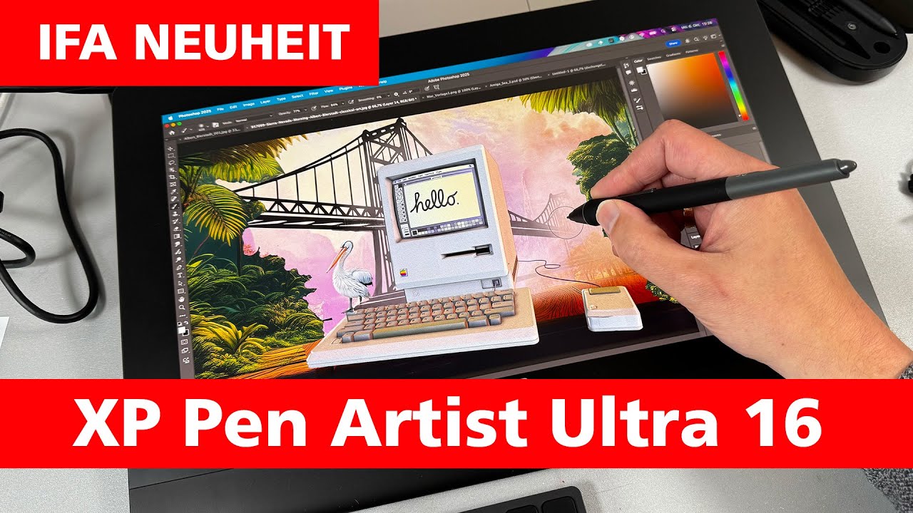 Die IFA Neuheit: Das Profi-Pendisplay Artist Ultra 16 mit 4K OLED im Test