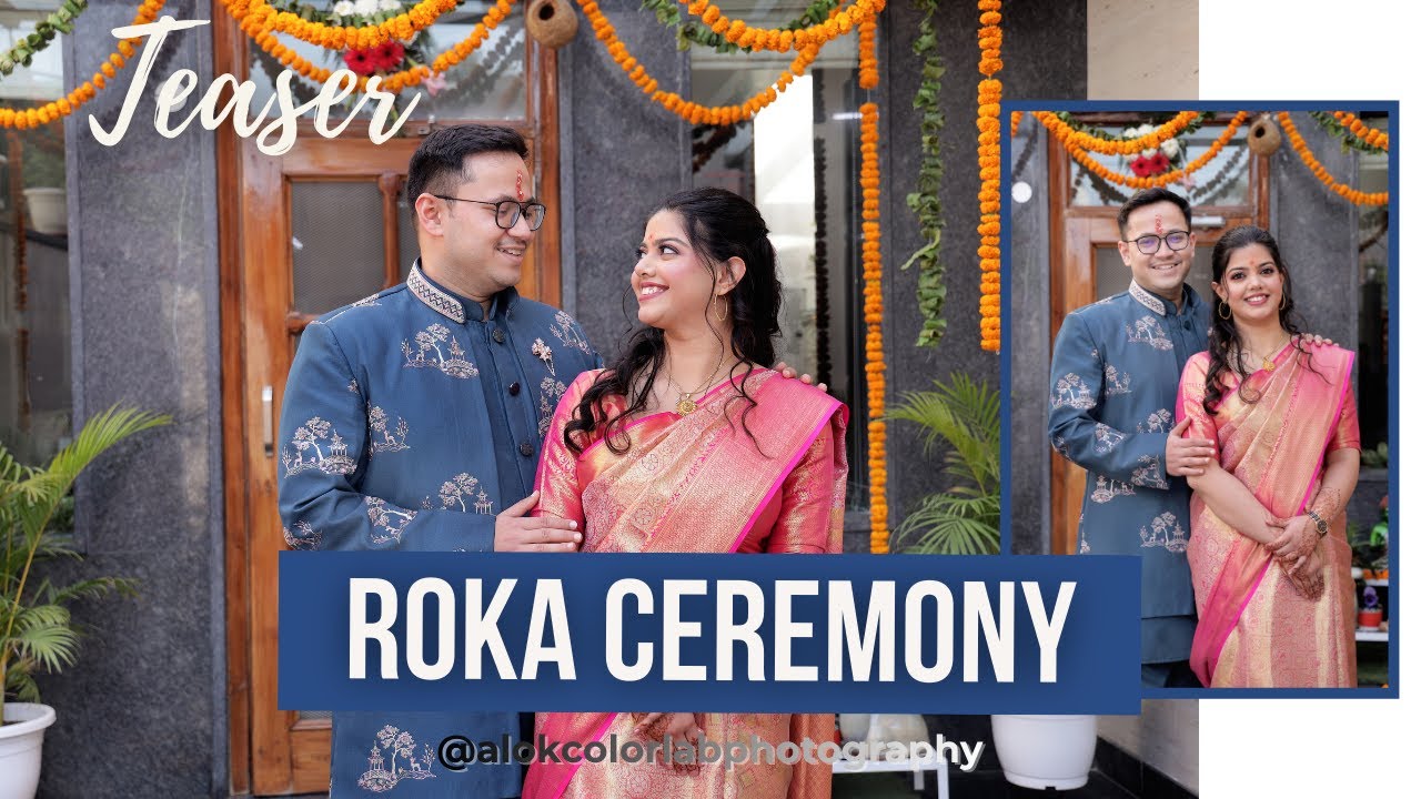 💛 Beautiful Roka Ceremony Highlights 💍 | Cinematic Family Celebration | Alok Color Lab, Faridabad✨