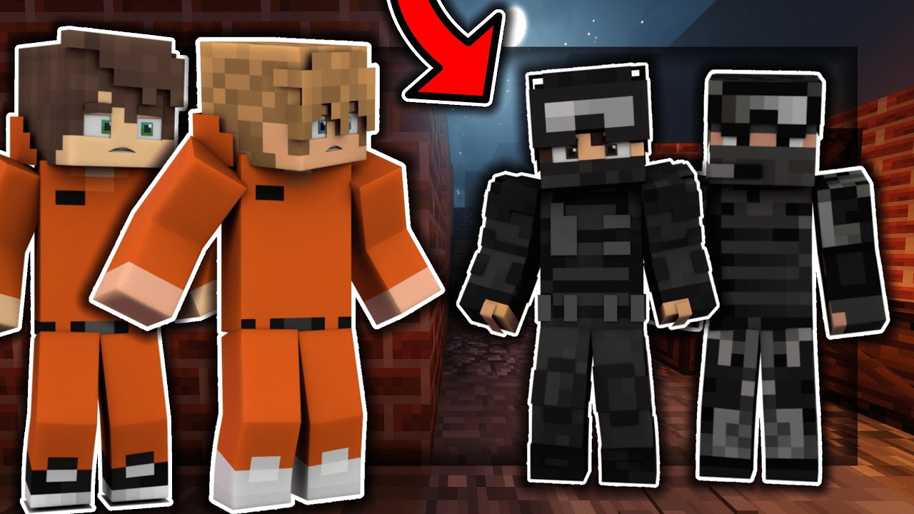 AHOJ SOUSEDE V MINECRAFTU!!!🔪 | UTEKLI JSME Z VĚZENÍ?!😱