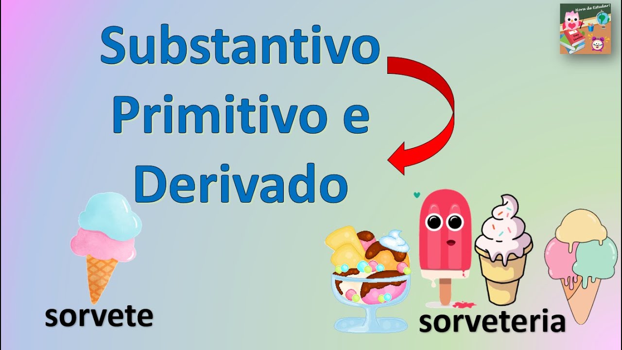 Substantivo primitivo e derivado | Substantivos | Hora de estudar