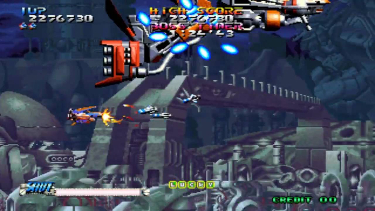 [HD] Blazing Star Stage 4 1998 Yumekobo Mame Retro Arcade Games