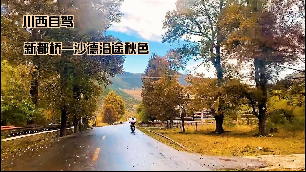自駕川西，新都橋到沙德，3年后再走G248，依然被甲根壩秋色驚艷