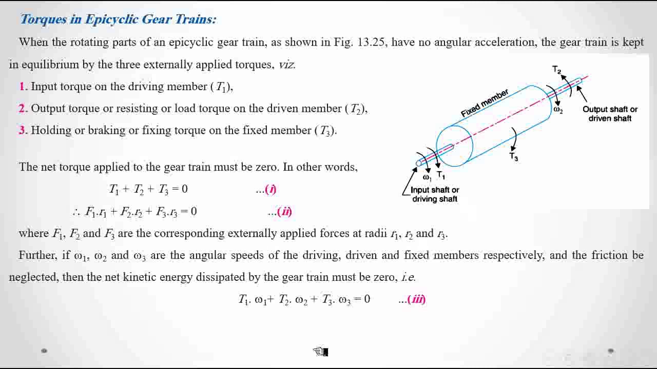 06 Gear Trains L3 V2 محاضرات نظرية مكائن- فصل منظومات التروس
