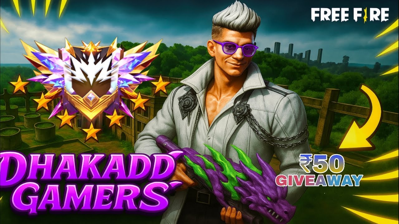 DHAKAD GAMERS para SAMSUNG A3,A5,A6,A7,J2,J5,J7,S5,S6,S7,S9,10,A20, A30,A50, A70 ///FREE FIRE