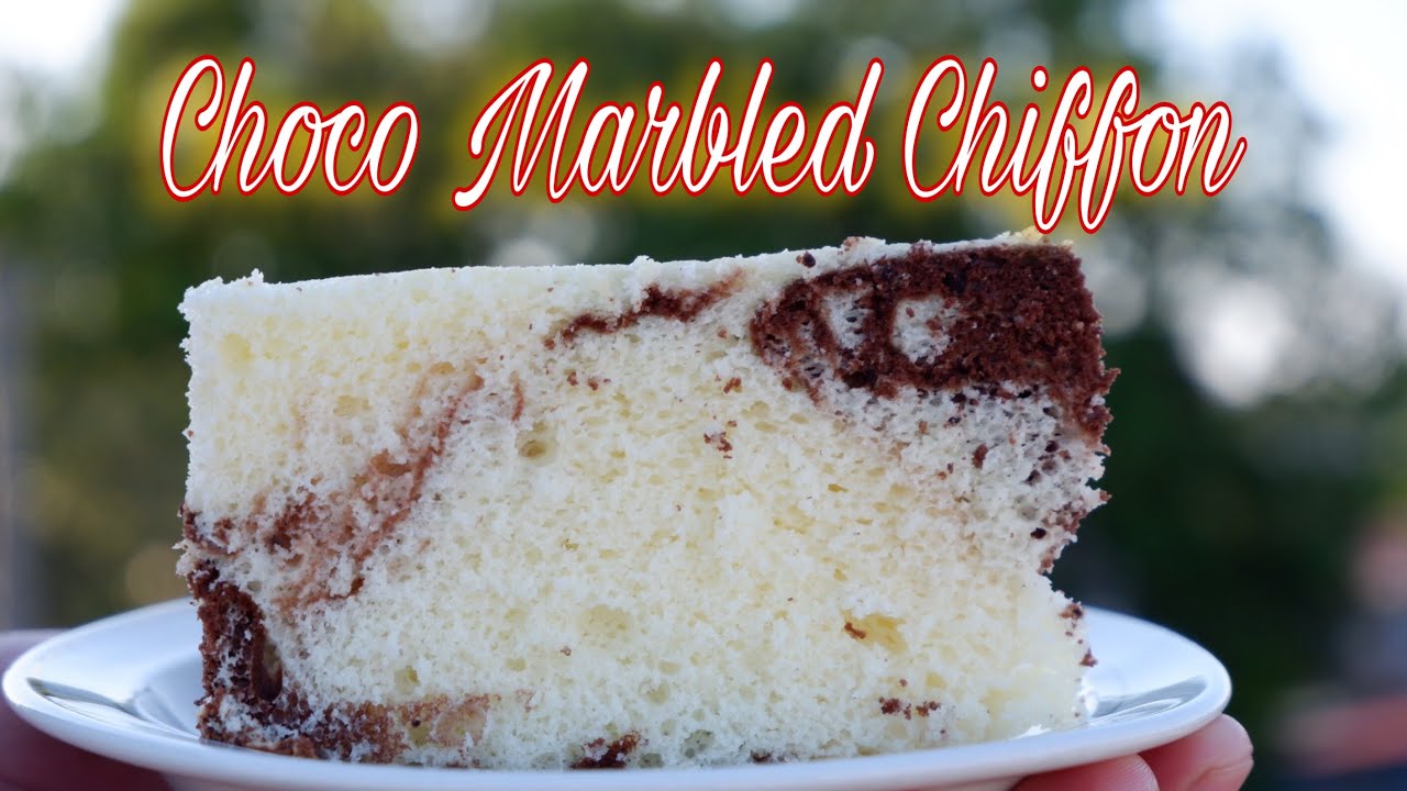 Chocolate Marble Chiffon Cake | Homemade Recipe for All