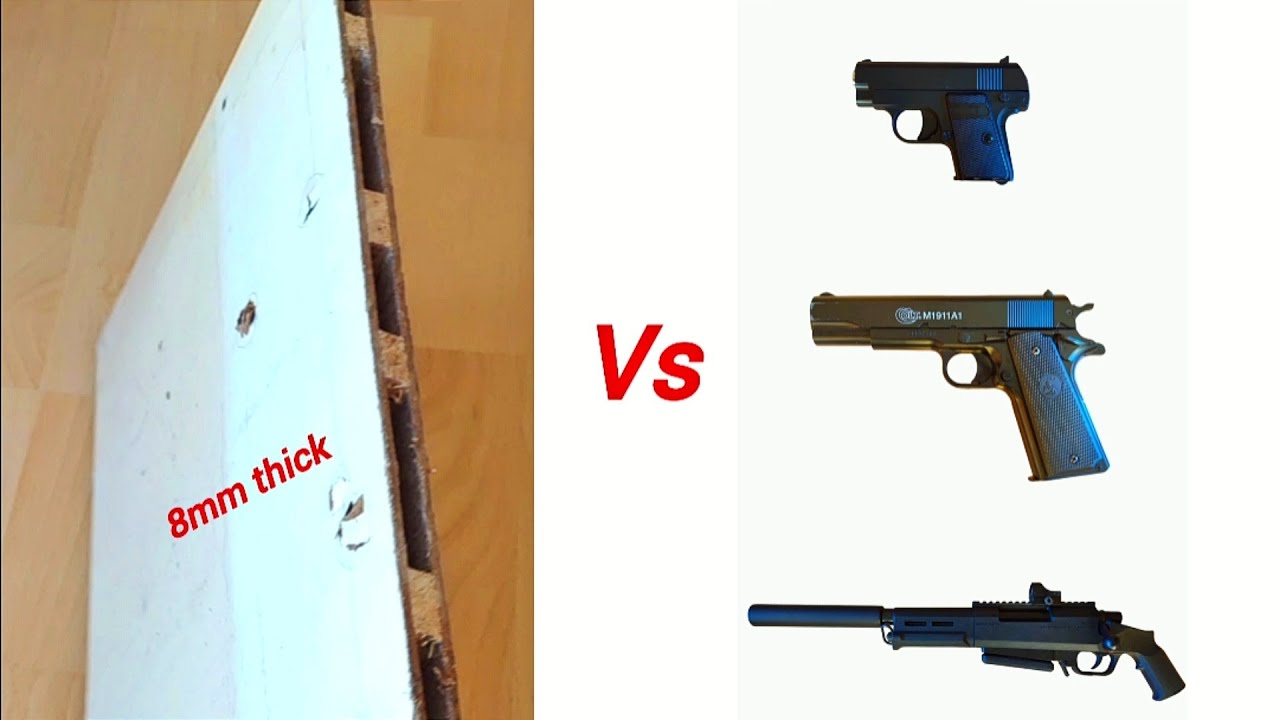 700fps - Airsoft vs Hollow Furniture Board