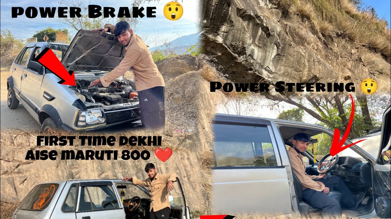 Power Brake and Power steering in maruti 800🫡