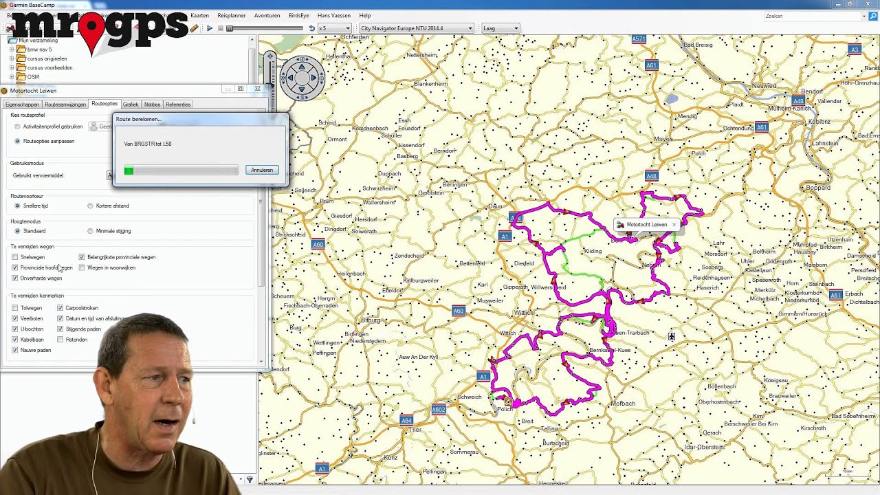 Basecamp maakt een zootje van gedownloade routes?